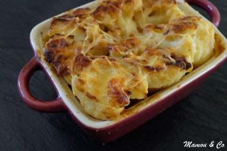 Gratins de choux-fleur, pommes de terre et bacon