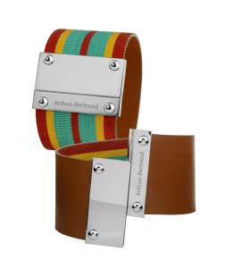 Coup de coeur de la Maison Arthus-Bertrand braceletBayadére marron