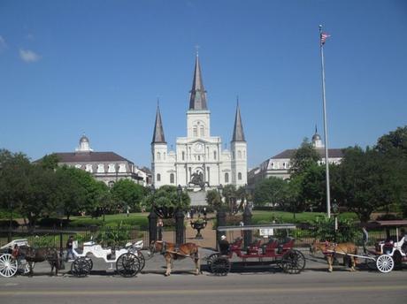 Vue sur la cathédrale Saint-Louis Nouvelle Orleans