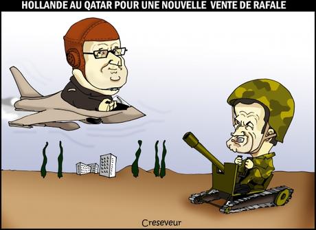 Hollande vend des Rafale aux amis de Sarkozy