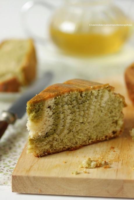 Zebra matcha cake Zebra matcha cake