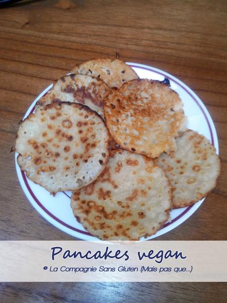 Pancakes vegan sans gluten