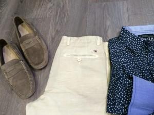 Look outdoor chic et urbain pour homme Chino Tommy Hilfiger chez 10 la boutique à Genas