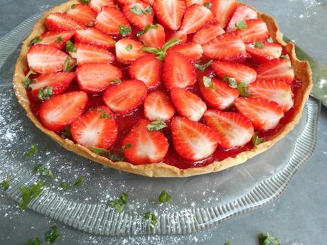 tarte fraises basilic 3
