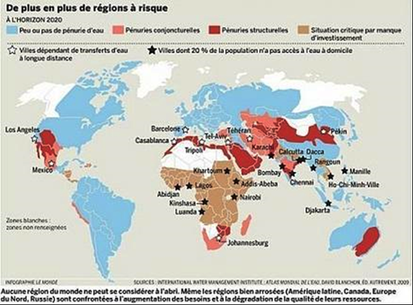Eau 8 L’eau douce se raréfie : Un bilan hydrique mondial. Entre conflits et coopération?