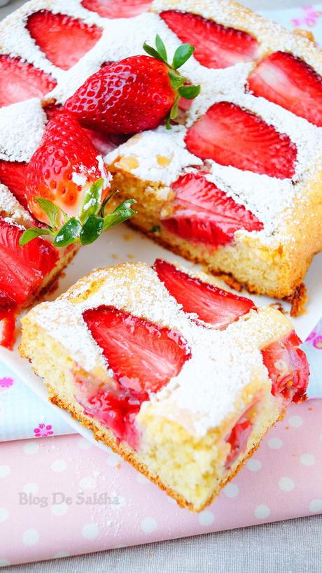 Gâteau Moelleux Aux Fraises gâteau fraises