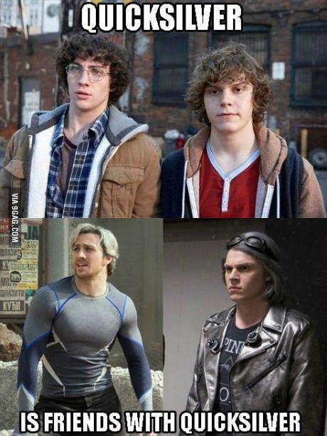 Critique tardive : « Avengers : Age Of Ultron » Bonne blague : les deux acteurs qui ont interprété Quicksilver jouaient ensemble dans Kickass