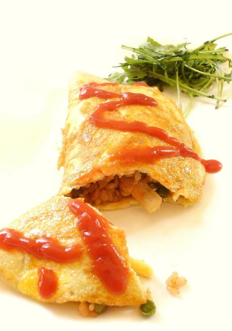 La recette de l'Omurice オムライス omerice 2
