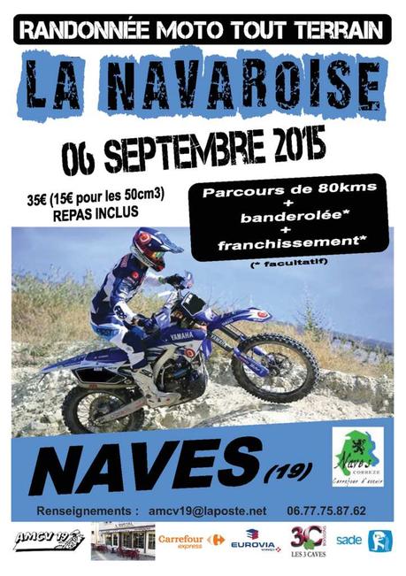 Rando motos La Navaroise de l'AMCV (19) le 6 septembre 2015