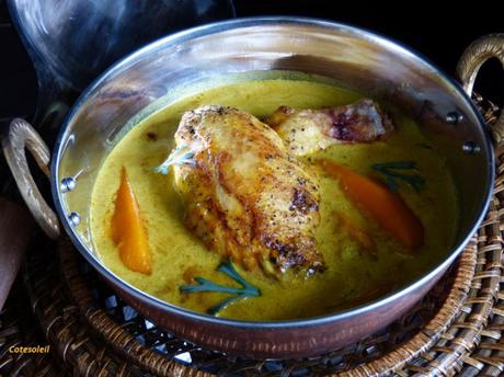 Curry de poulet à la mangue