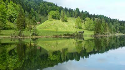 Belles promenades bavaroises: le Ferchensee au départ de Mittenwald