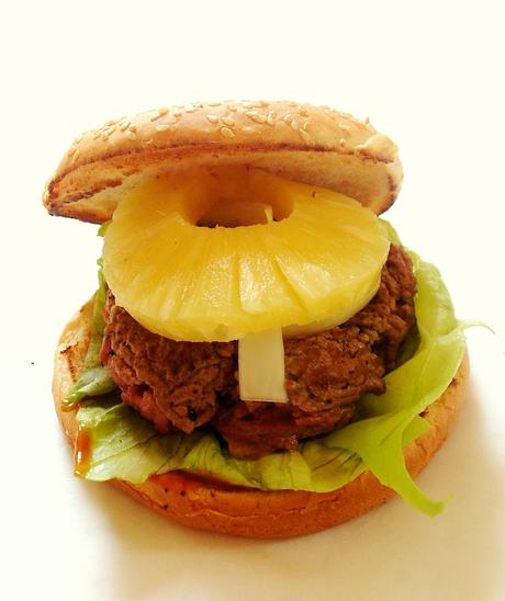 recette de hamburger maison à l'ananas 2