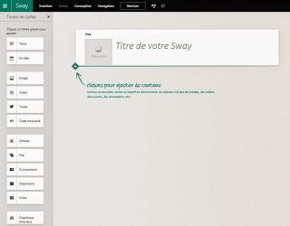Microsoft Sway en version beta dans Office 365