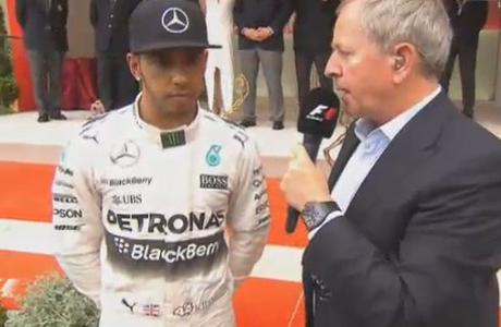Victoire chanceuse de Rosberg Lewis a le seum...