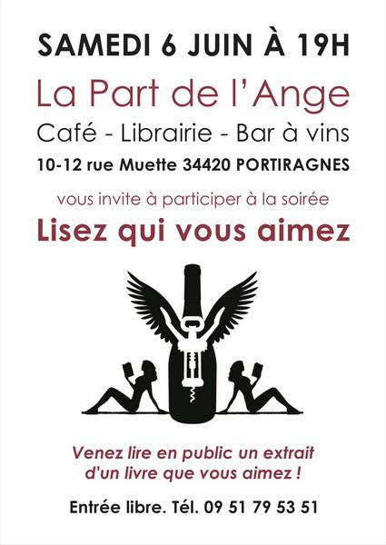 Début Juin, à La Part de l’Ange Début Juin, à La Part de l’Ange