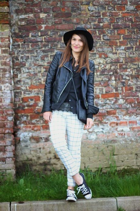 capeline, pantalon à carreaux CAPELINE