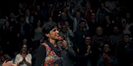 Ada Colau, candidate de Podemos à Barcelone, arrivée en tête aux Municipales du 24 mai
