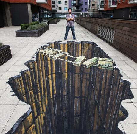 Street Art : les illusions vertigineuses