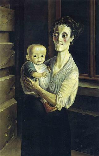 1921 mother with child