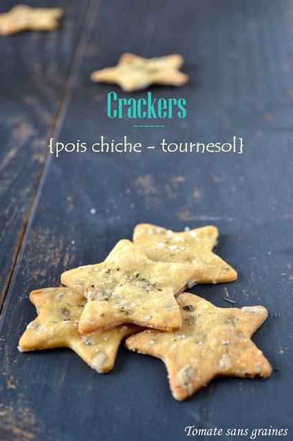 Crackers pois chiche-tournesol {Non-concours : À l'heure de l'apéro...} Crackers pois chiche-tournesol {Non-concours : À l'heure de l'apéro...}