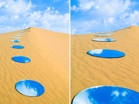 DESIGN : L’escalier en miroir de Shirin Abedinirad mirror-6