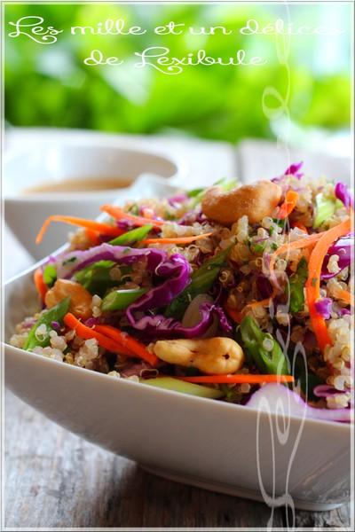 ~Salade de quinoa façon thaï~