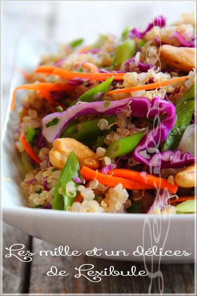 ~Salade de quinoa façon thaï~