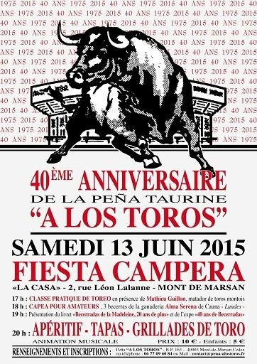 Dans le cadre de son quarantième anniversaire, la Peñ... 2015_affiche_anniversaire