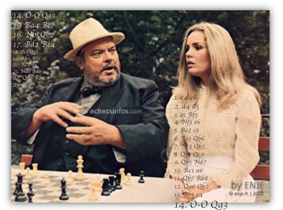 Orson Welles  professeur d'échecs