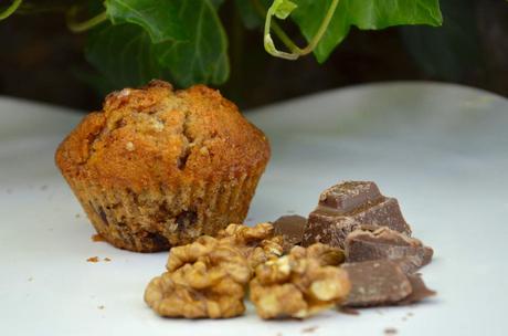 Muffins aux noix et chocolat