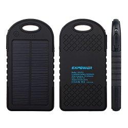 Top 5 des chargeur solaire étanche Specifcation :
1 Type de batterie : Li- polymère rechargeable
2 Capacité: 6000mAh
3 Entrée: 5V / 1A
4 Sortie: 5V / 2X1A
Dimension 5 de produit: 142 * 75 * 13.6mm
6 Poids du produit : 150g
7 Couleur: Noir, Vert , Bleu, Jaune
8 Panneau solaire...