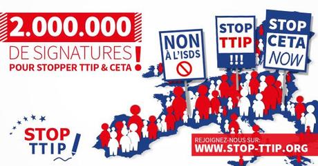 2 millions pour stopper TTIP & CETA