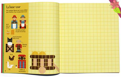 Mosaïques en autocollants : Les châteaux forts - Usborne Mosaïques en autocollants : Les châteaux forts - Usborne
