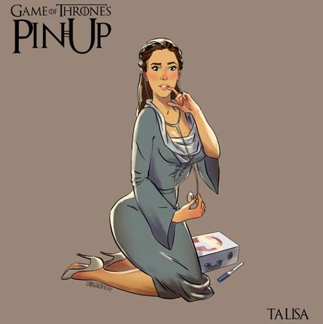 Le style Pin-Up s’invite dans Game of Thrones Andrew-Tarusov-got-010