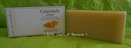 savon bio olive calendula peaux sensibles