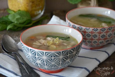 Canja de galinha – {Bouillon de poule portugais} Canja de galinha – {Bouillon de poule portugais}