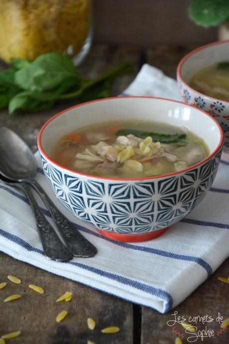 Canja de galinha – {Bouillon de poule portugais} Canja de galinha – {Bouillon de poule portugais}