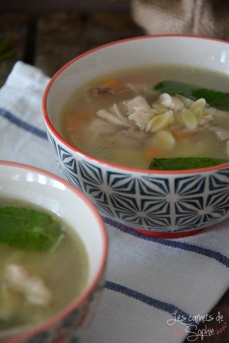 Canja de galinha – {Bouillon de poule portugais} Canja de galinha – {Bouillon de poule portugais}