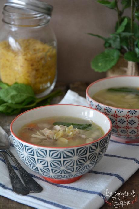 Canja de galinha – {Bouillon de poule portugais} Canja de galinha – {Bouillon de poule portugais}