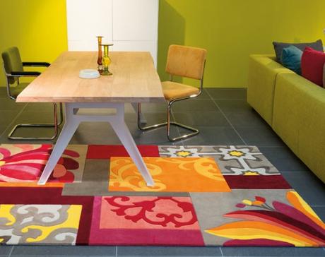 Arte Espina Trendy Line 4141-66 tappeto patchwork colorato
