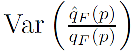 variance estimator Value at risk variance estimator Value at risk