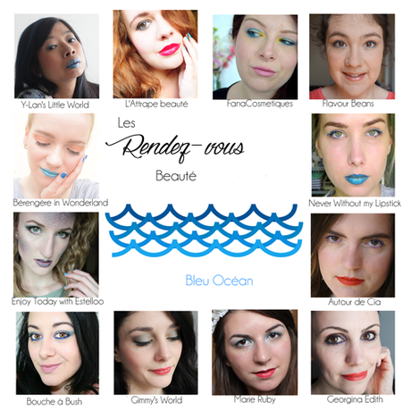 Planche_RDV Beauté_Juin_Bleu Océan ~ RDV Beauté Bleu Océan ~