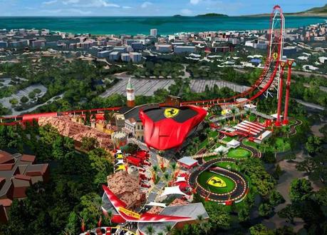 Le parc d’attractions Ferrari Land enfin en chantier Le parc d’attractions Ferrari Land enfin en chantier