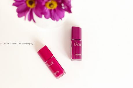 J’ai testé… les vernis La Laque de Bourjois Vernis La Laque Bourjois avis Beach Violet Fuschiao Bella