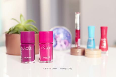 J’ai testé… les vernis La Laque de Bourjois Vernis La Laque Bourjois avis Beach Violet Fuschiao Bella