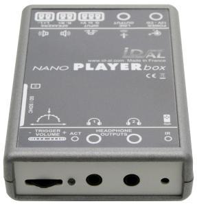 Nouveau : ID-AL NanoPlayer box, lecteur audio compact, amplifié et interactif NanoPlayer_box_Front