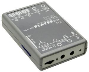 Nouveau : ID-AL NanoPlayer box, lecteur audio compact, amplifié et interactif NanoPlayer_box_Front_Right