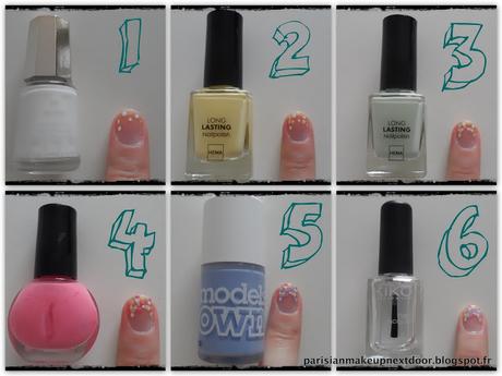 Polka Dot Nails Tutorial - Festival Look Polka Dot Nails Tutorial - Festival Look