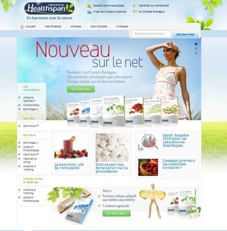 Healthspan - Lancement de produits en France