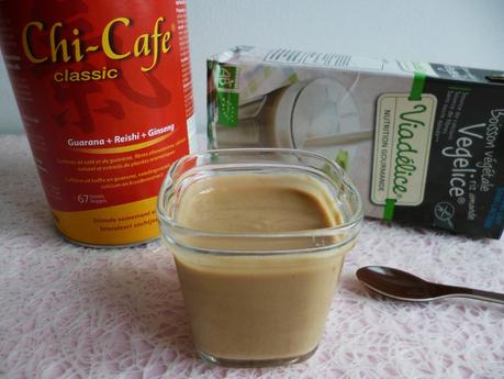 yaourts maison végétaux riz amande au Chi-Café et avec stévia (diététiques, sans gluten, sans lait, sans lactose et sans sucre) P1210909